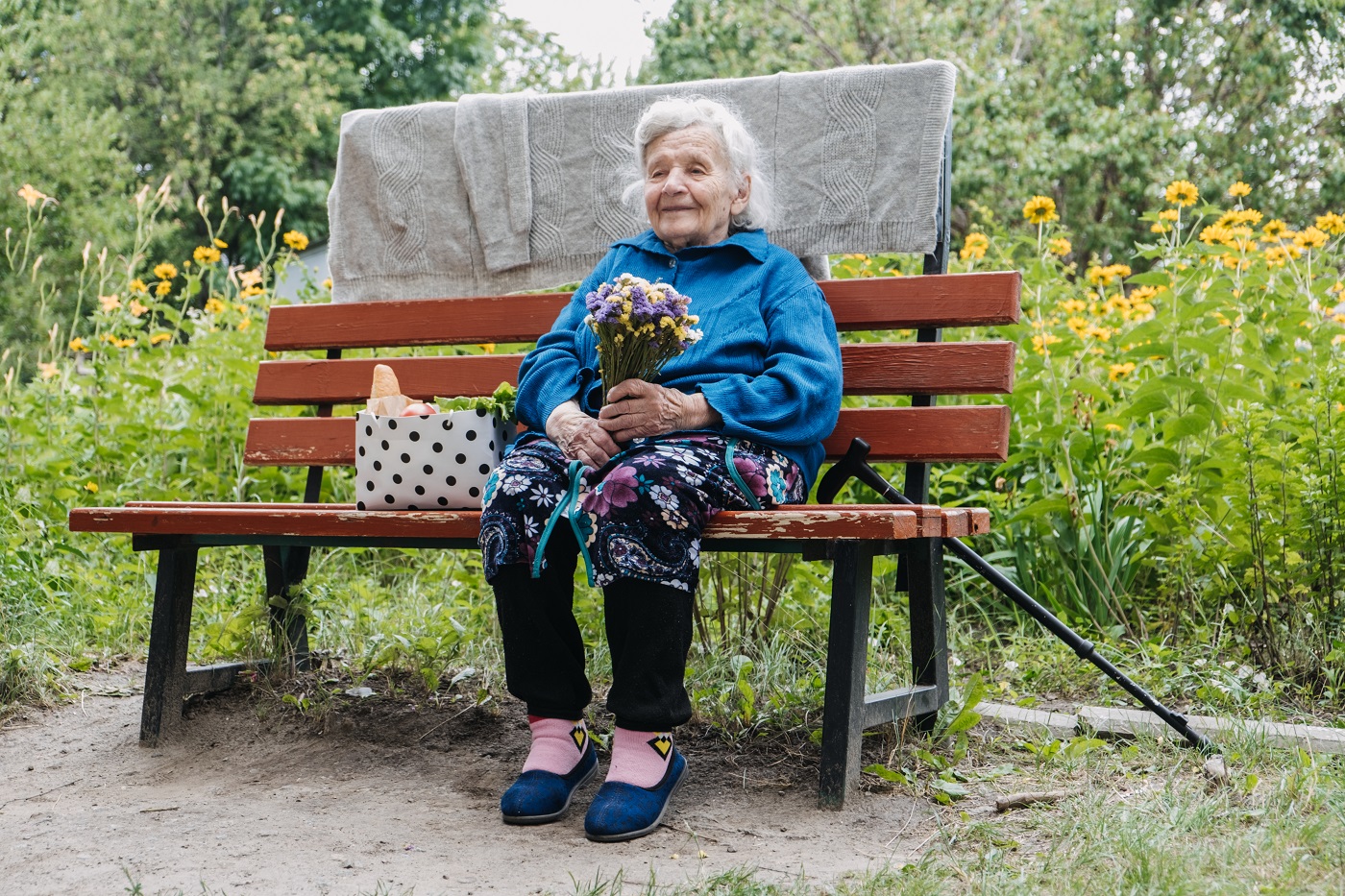 Дом престарелых прогулка